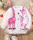 Cute Baby Giraffe Sweatshirt