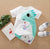 Cute Sea Green Dino Romper