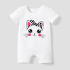 Cute White Cat Romper