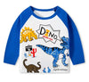 Dino Mom Raglan Graphic Tee