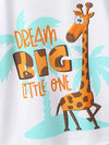 Dream Big Giraffe Graphic Tee