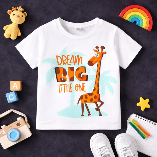 Dream Big Giraffe Graphic Tee