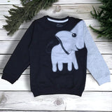 Elephant Graphic Printed Sweatshirt