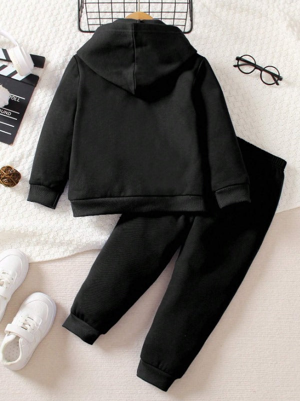 FS Black Piping Tracksuit