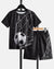 Feel Great Football Graphic Set Black