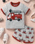 Fire Truck Printed Graphic Set Grey