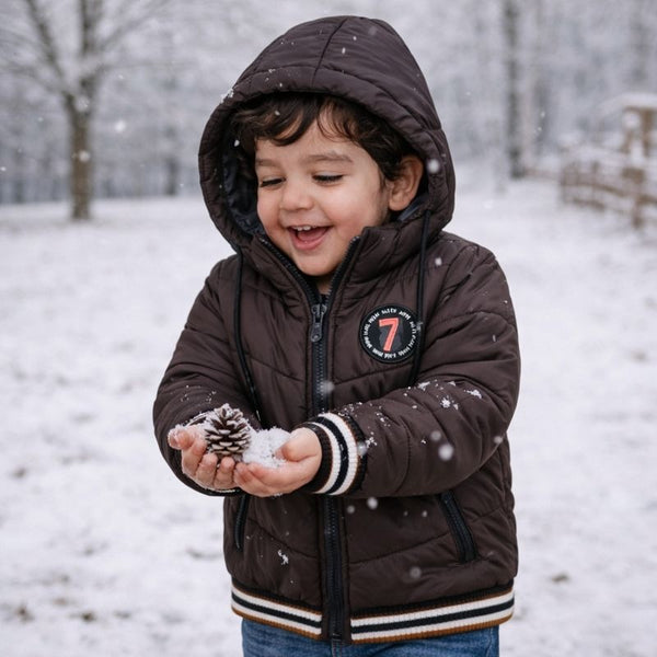 Funsies HQ Puffer Jacket (C Brown)