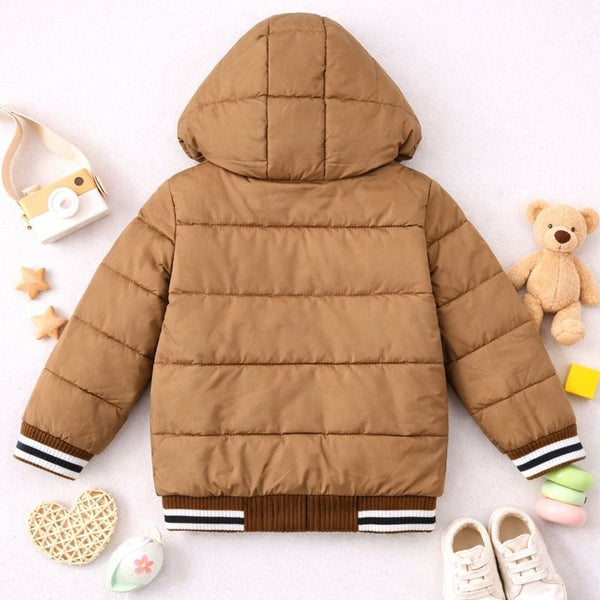 Funsies HQ Puffer Jacket (L Brown)