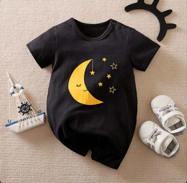 Good Night Romper BLK