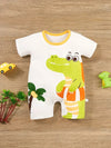 Green Alligator Romper