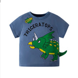 Green Triceratops Graphic Tee