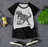 Super Dino Graphic Set Grey