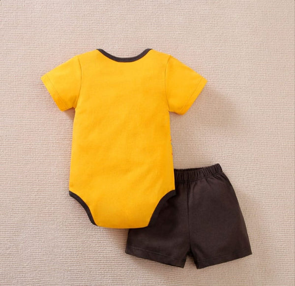 Explore Without Limits Romper Set (Yellow)
