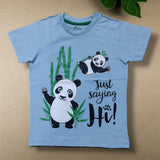 Just Saying Hi Panda Graphic Tee