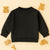 Knitted Pattern Sweatshirt (Black)