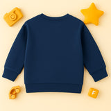 Knitted Pattern Sweatshirt (Zinc Blue)