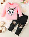 Leopard Bow Kitty Tracksuit (S)