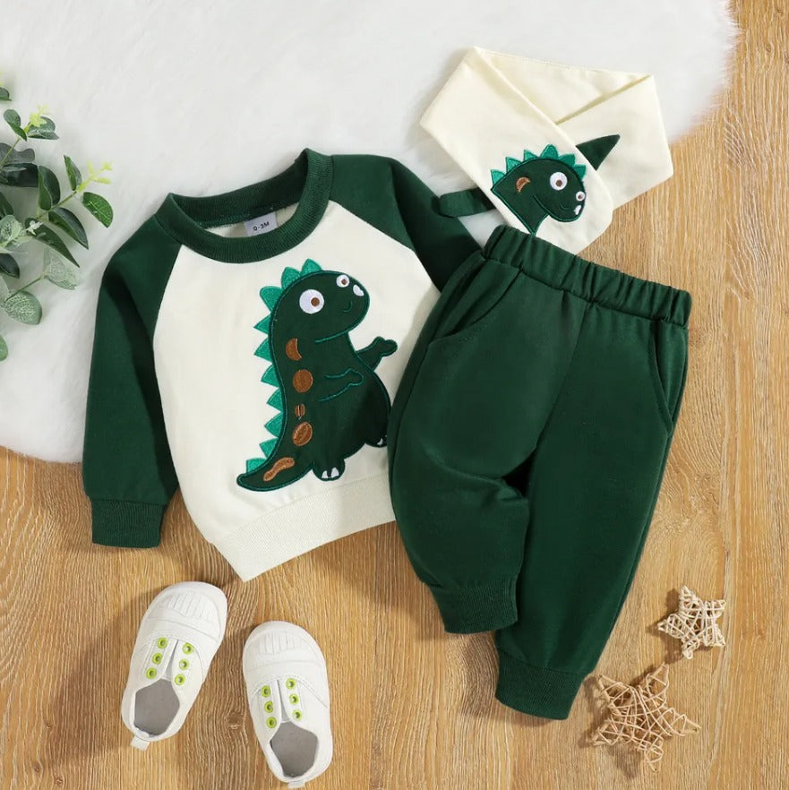 Little Green Dino Tracksuit