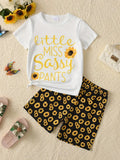 Little Miss Sassy Pants Graphic Set