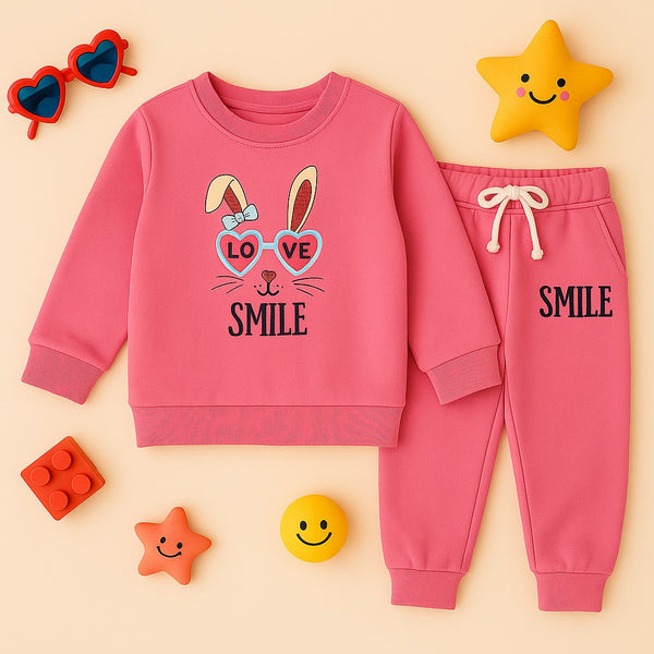 Love Smile Tracksuit (Pink)