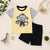 Lunch Time Monkey Raglan Set