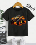 MT On Fire Graphic Tee - BLACK