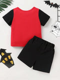 Mamas Boy Spider Raglan Set