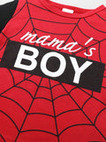 Mamas Boy Spider Raglan Set