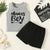 Mamas Boy Tank Set GREY