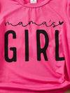 Mamas Girl Letter Tee Pink