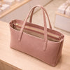 Meridian Faux Leather | Tote | Pink