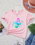 Mermaid Girl Graphic Tee