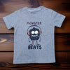 Monster Beats Graphic Tee Grey