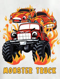 Monster Truck Fire Graphic Tee
