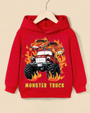 Monster Truck Hood Red