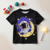 Astronaut And Moon Graphic Tee