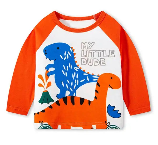 My Little Dude Raglan Graphic Tee