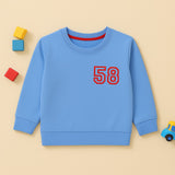 Number 58  Sweatshirt ( Dull Blue )