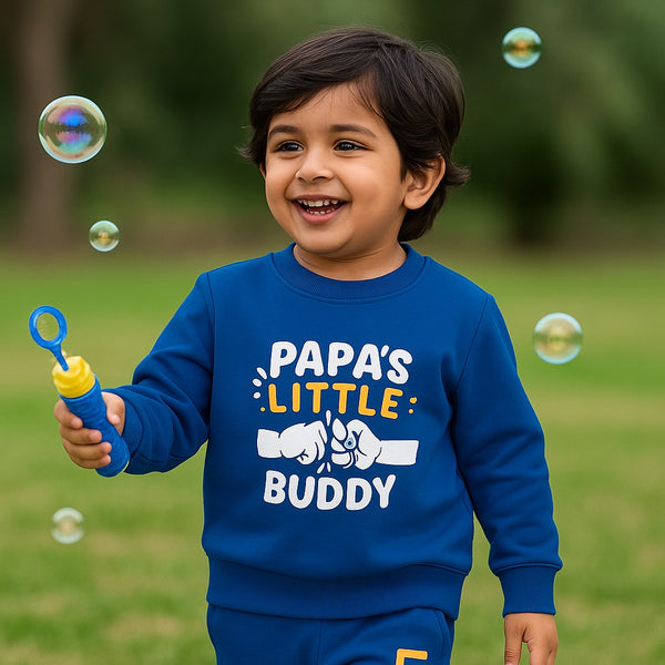 Papas Little Buddy Letter Tracksuit