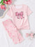 Pink Bow Printed Nightwear