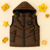 Premium Sleeveless Puffer Jacket (C Brown)