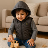 Premium Sleeveless Puffer Jacket (Grey)