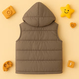 Premium Sleeveless Puffer Jacket (Light Brown)