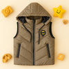 Premium Sleeveless Puffer Jacket (Light Brown)