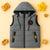 Premium Sleeveless Puffer Jacket (Light Grey)