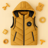 Premium Sleeveless Puffer Jacket (Mustard)