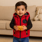 Premium Sleeveless Puffer Jacket (RED)