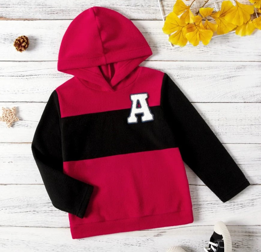 RBR Letter A Panel Hoodie