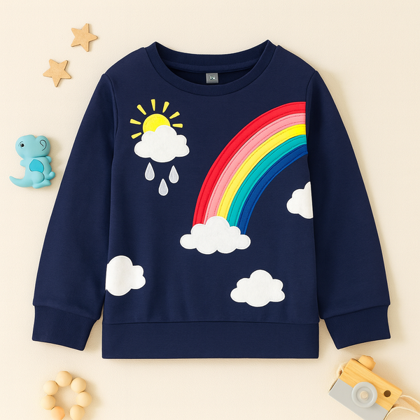 Rainbow Clouds Sweatshirt