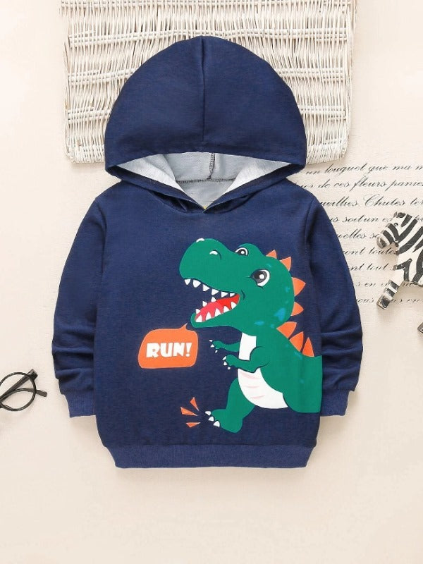 Run Green Dino Hood